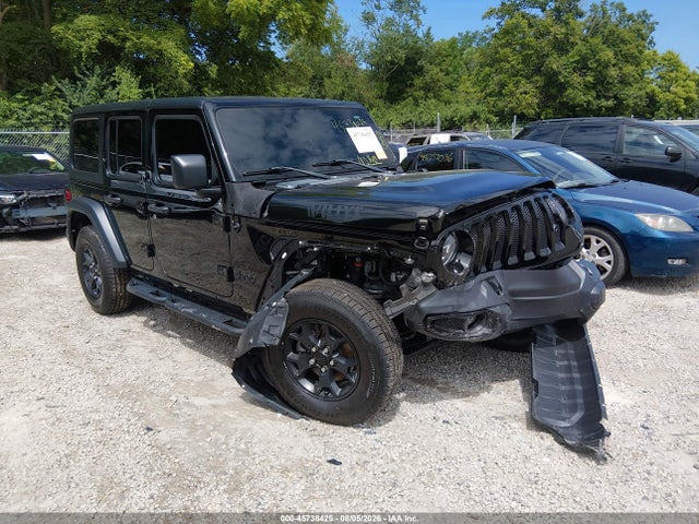 Aukcja sprzedaży 2022 Jeep Wrangler Unlimited Willys 4x4, vin: 1C4HJXDN7NW278168, numer aukcji: 45738425