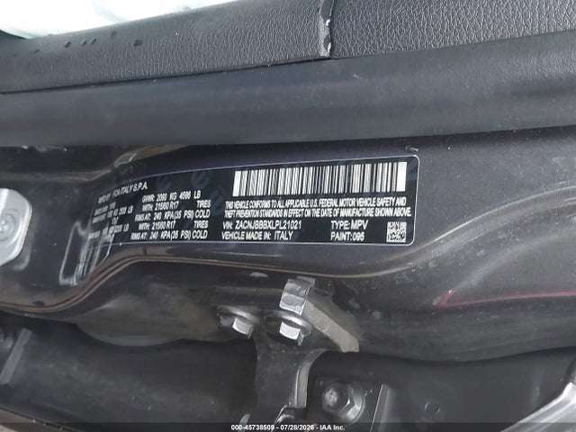 45738509 :رقم المزاد ، ZACNJBBBXLPL21021 vin ، 2020 Jeep Renegade Latitude 4x4 مزاد بيع