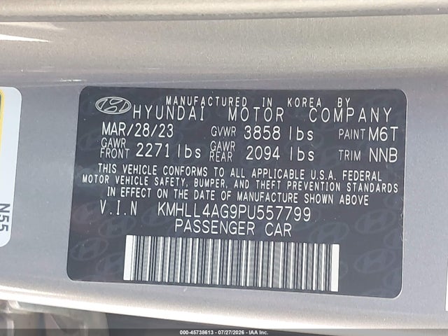 Hyundai ELANTRA SE 2023 KMHLL4AG9PU557799 Image 9