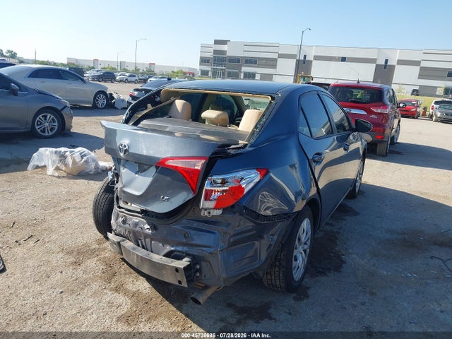 2018 Toyota Corolla Le მანქანა იყიდება აუქციონზე, vin: 5YFBURHE7JP830631, აუქციონის ნომერი: 45738686