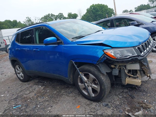 2017 Jeep New Compass Latitude Fwd მანქანა იყიდება აუქციონზე, vin: 3C4NJCBB8HT629460, აუქციონის ნომერი: 45738701