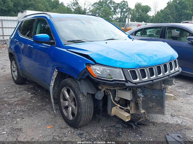 2017 Jeep New Compass Latitude Fwd მანქანა იყიდება აუქციონზე, vin: 3C4NJCBB8HT629460, აუქციონის ნომერი: 45738701