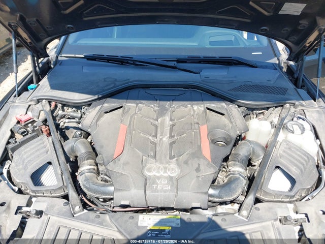 2020 Audi S8 Tfsi Quattro Tiptronic მანქანა იყიდება აუქციონზე, vin: WAU8SAF89LN003452, აუქციონის ნომერი: 45738716