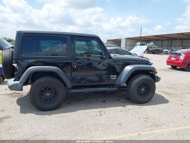 2018 Jeep Wrangler Sport 4x4 მანქანა იყიდება აუქციონზე, vin: 1C4GJXAN1JW283571, აუქციონის ნომერი: 45738800