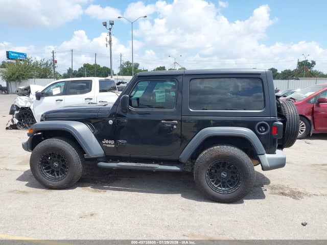 2018 Jeep Wrangler Sport 4x4 მანქანა იყიდება აუქციონზე, vin: 1C4GJXAN1JW283571, აუქციონის ნომერი: 45738800