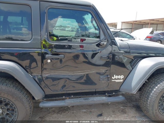 2018 Jeep Wrangler Sport 4x4 მანქანა იყიდება აუქციონზე, vin: 1C4GJXAN1JW283571, აუქციონის ნომერი: 45738800
