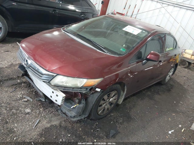 Продажа на аукционе авто 2012 Honda Civic Lx, vin: 2HGFB2F5XCH537351, номер лота: 45738855