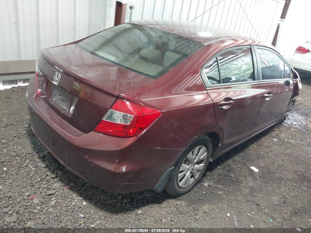 Продажа на аукционе авто 2012 Honda Civic Lx, vin: 2HGFB2F5XCH537351, номер лота: 45738855