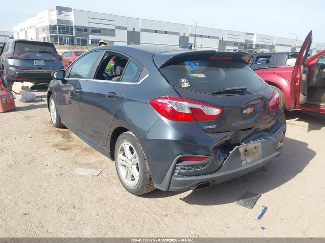 45738876 :رقم المزاد ، 3G1BE6SMXHS525500 vin ، 2017 Chevrolet Cruze Lt Auto مزاد بيع