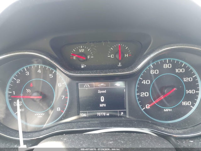 45738876 :رقم المزاد ، 3G1BE6SMXHS525500 vin ، 2017 Chevrolet Cruze Lt Auto مزاد بيع
