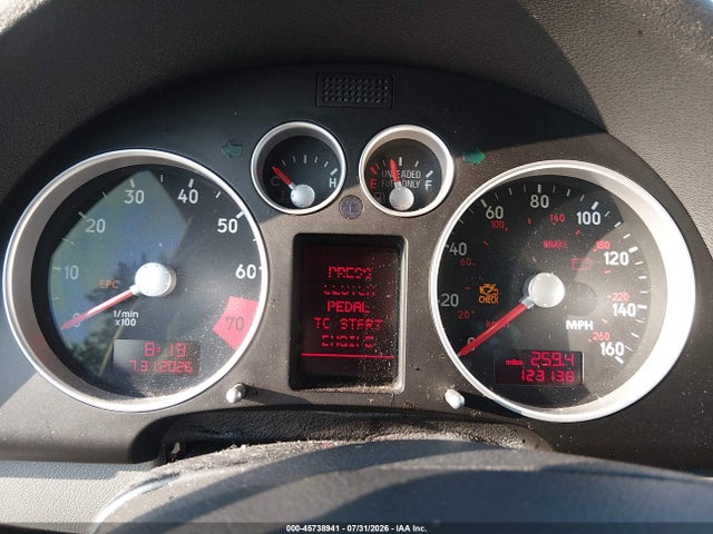 Aukcja sprzedaży 2003 Audi Tt 1.8l, vin: TRUWT28N431007955, numer aukcji: 45738941