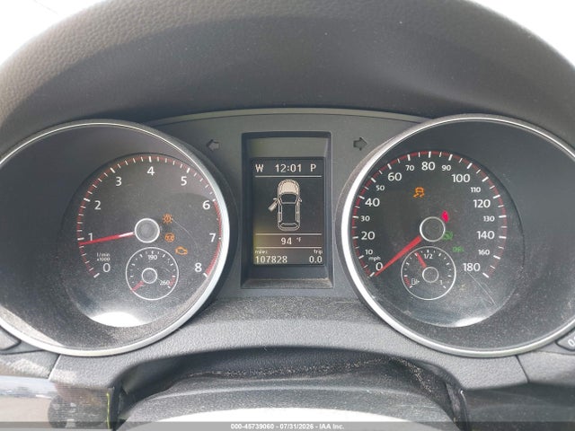 2012 Volkswagen Gti 4-door მანქანა იყიდება აუქციონზე, vin: WVWHD7AJ6CW308072, აუქციონის ნომერი: 45739060