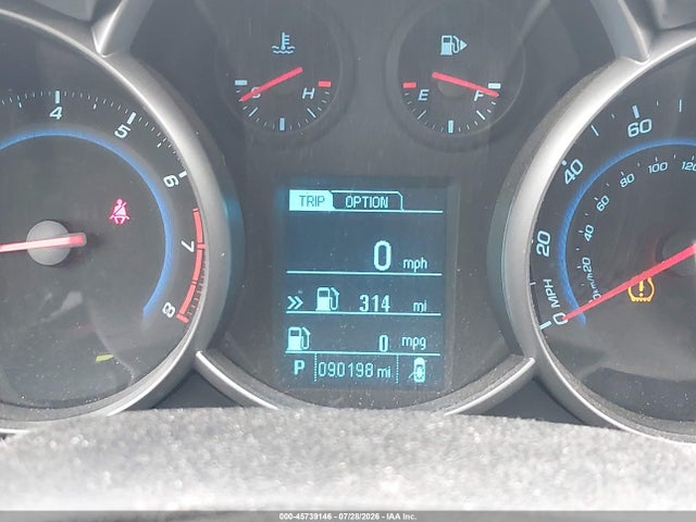 45739146 :رقم المزاد ، 1G1PE5SB3E7353769 vin ، 2014 Chevrolet Cruze 2lt Auto مزاد بيع