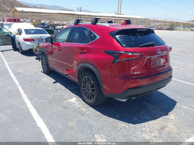 2016 Lexus Nx 200t F Sport მანქანა იყიდება აუქციონზე, vin: JTJYARBZ2G2043881, აუქციონის ნომერი: 45739367