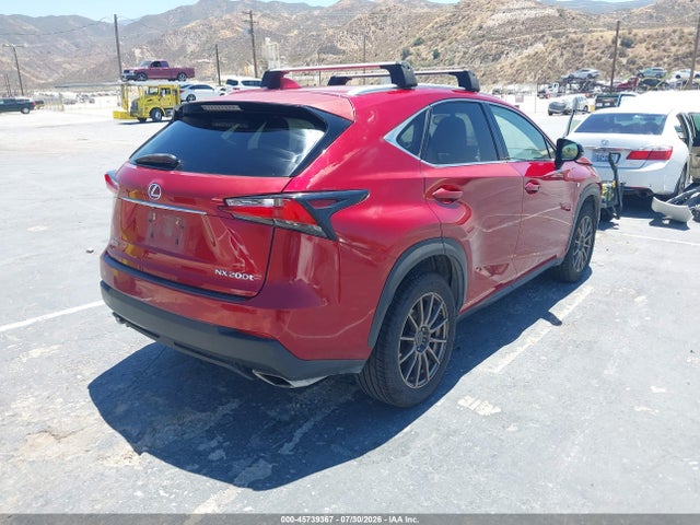 2016 Lexus Nx 200t F Sport მანქანა იყიდება აუქციონზე, vin: JTJYARBZ2G2043881, აუქციონის ნომერი: 45739367
