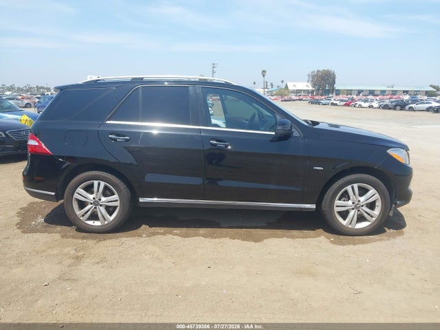 45739386 :رقم المزاد ، 4JGDA5HB5CA030185 vin ، 2012 Mercedes-benz Ml 350 4matic مزاد بيع