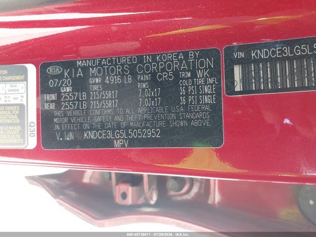 KIA Niro Ev Ex Premium 2020 KNDCE3LG5L5052952 Image 8