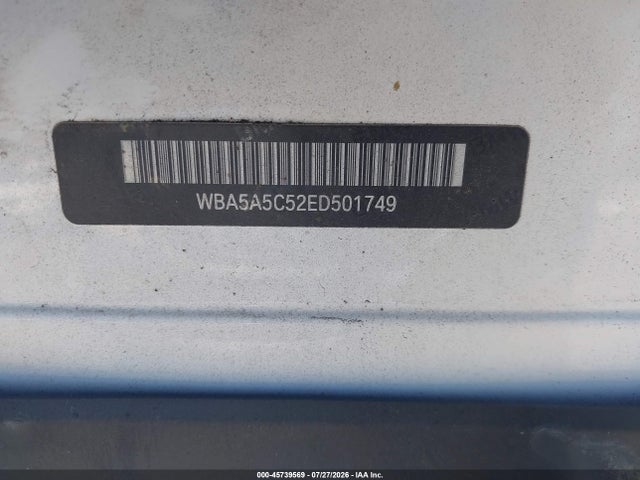 BMW 528I 2014 WBA5A5C52ED501749 Image 9