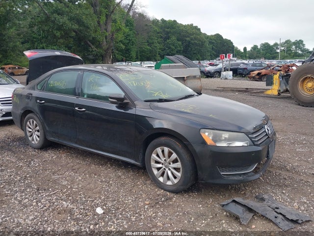 2013 Volkswagen Passat 2.5l S მანქანა იყიდება აუქციონზე, vin: 1VWAP7A31DC013908, აუქციონის ნომერი: 45739617