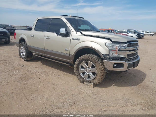 45739653 :رقم المزاد ، 1FTEW1E59JFA44091 vin ، 2018 Ford F-150 King Ranch مزاد بيع