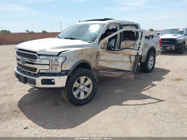 45739653 :رقم المزاد ، 1FTEW1E59JFA44091 vin ، 2018 Ford F-150 King Ranch مزاد بيع