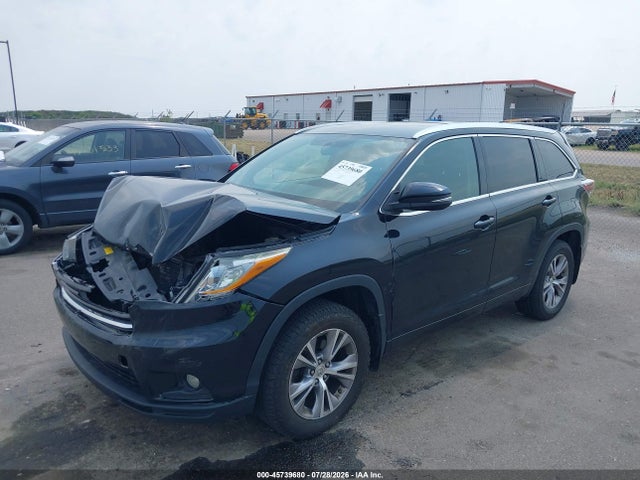 Toyota Highlander Xle V6 2015 5TDJKRFH9FS116318 Image 2