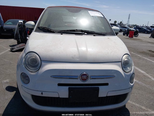 2013 Fiat 500c Pop მანქანა იყიდება აუქციონზე, vin: 3C3CFFDR9DT674376, აუქციონის ნომერი: 45739690
