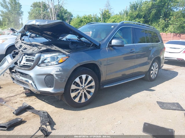 45739714 :رقم المزاد ، 4JGDF6EE7HA945584 vin ، 2017 Mercedes-benz Gls 450 4matic مزاد بيع