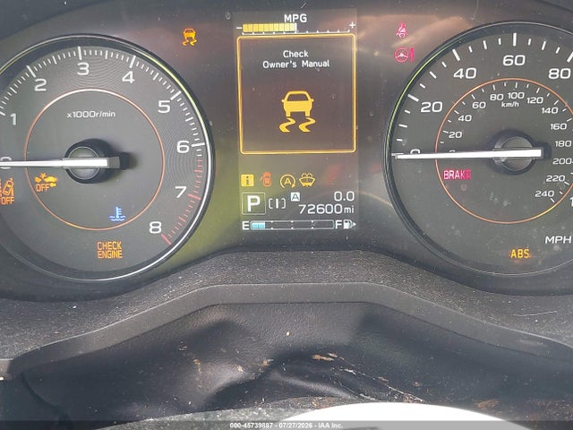 2020 Subaru Crosstrek Premium მანქანა იყიდება აუქციონზე, vin: JF2GTAPC9L8217386, აუქციონის ნომერი: 45739887