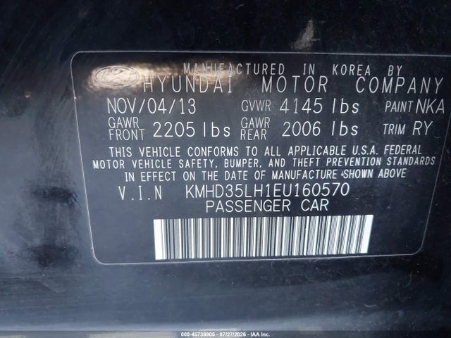 Hyundai ELANTRA GT 2014 KMHD35LH1EU160570 Image 9