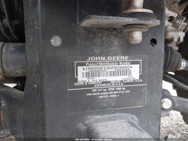 John Deere Atv 2017 1M0590FEAHM020002 Image 9
