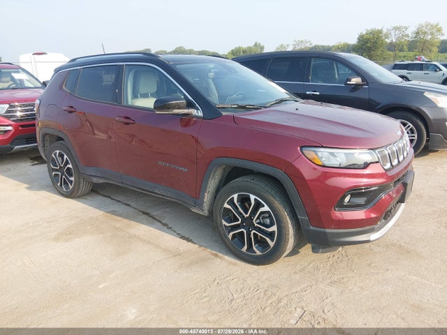 Aukcja sprzedaży 2022 Jeep Compass Limited 4x4, vin: 3C4NJDCB4NT143227, numer aukcji: 45740013