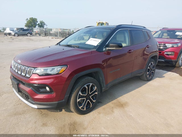 Aukcja sprzedaży 2022 Jeep Compass Limited 4x4, vin: 3C4NJDCB4NT143227, numer aukcji: 45740013