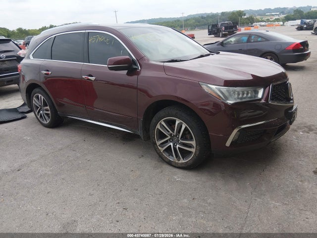 45740087 :رقم المزاد ، 5FRYD4H8XHB030269 vin ، 2017 Acura Mdx Advance Package مزاد بيع