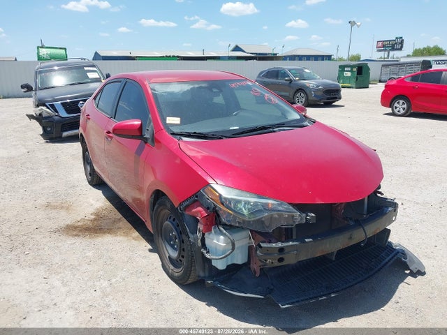 2019 Toyota Corolla Le მანქანა იყიდება აუქციონზე, vin: 5YFBURHE8KP872274, აუქციონის ნომერი: 45740123