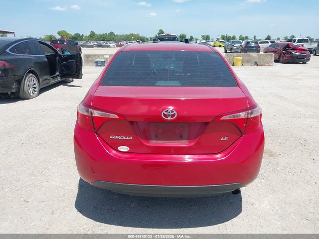 Aukcja sprzedaży 2019 Toyota Corolla Le, vin: 5YFBURHE8KP872274, numer aukcji: 45740123