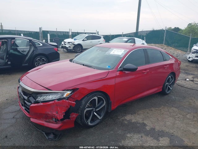 Продаж на аукціоні авто 2021 Honda Accord Sport, vin: 1HGCV1F32MA074950, номер лоту: 45740142
