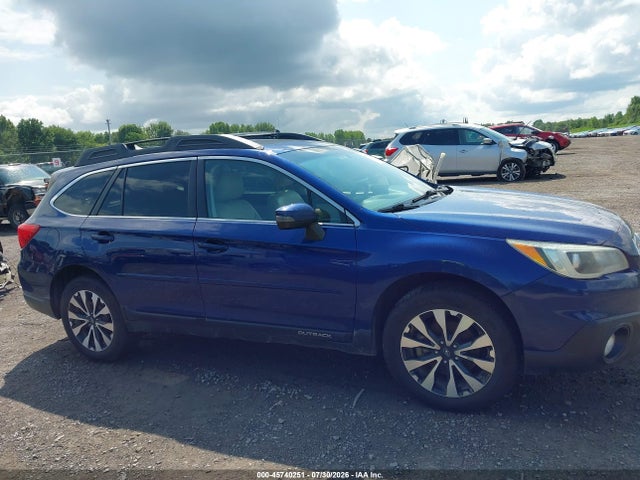 2015 Subaru Outback 2.5i Limited მანქანა იყიდება აუქციონზე, vin: 4S4BSALCXF3225527, აუქციონის ნომერი: 45740251