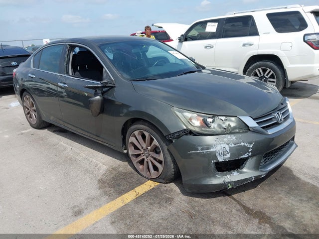 2014 Honda Accord Sport მანქანა იყიდება აუქციონზე, vin: 1HGCR2F52EA143990, აუქციონის ნომერი: 45740252