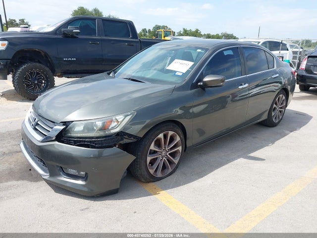 2014 Honda Accord Sport მანქანა იყიდება აუქციონზე, vin: 1HGCR2F52EA143990, აუქციონის ნომერი: 45740252
