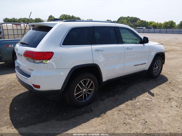 2018 Jeep Grand Cherokee Limited 4x4 მანქანა იყიდება აუქციონზე, vin: 1C4RJFBG0JC441208, აუქციონის ნომერი: 45740375