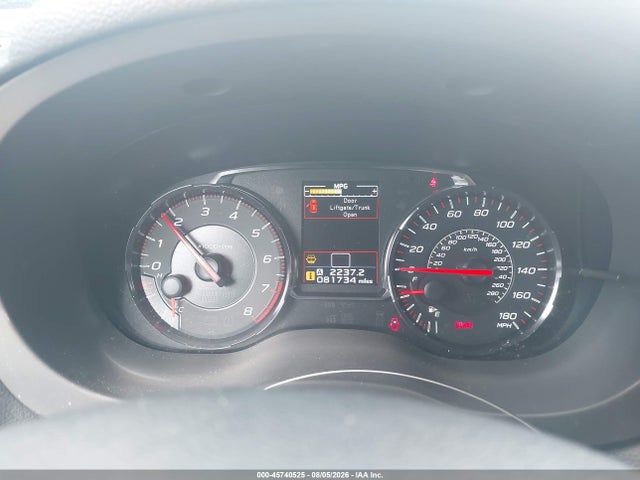 Aukcja sprzedaży 2019 Subaru Wrx, vin: JF1VA1A62K9812450, numer aukcji: 45740525