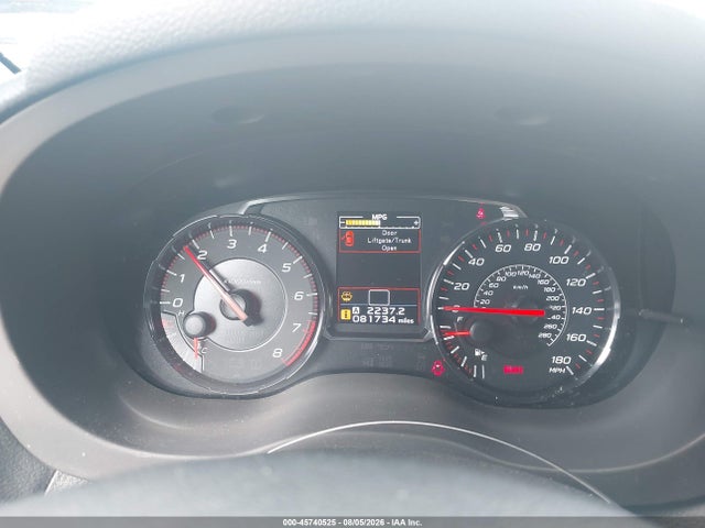 Aukcja sprzedaży 2019 Subaru Wrx, vin: JF1VA1A62K9812450, numer aukcji: 45740525