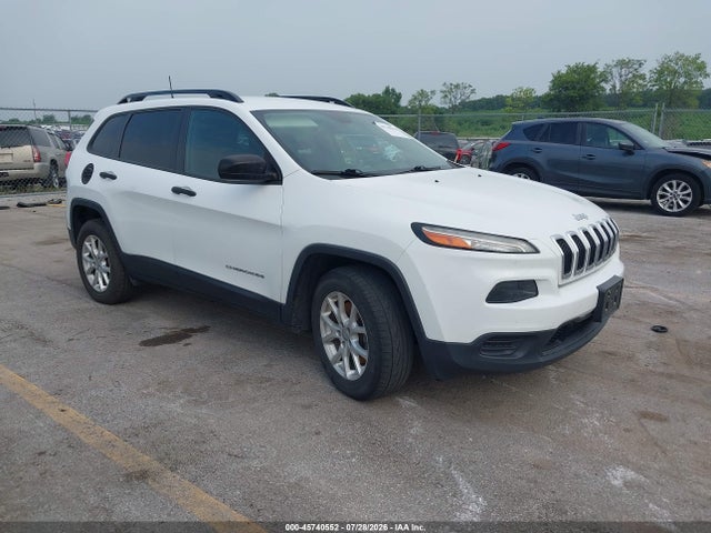 Продажа на аукционе авто 2016 Jeep Cherokee Sport, vin: 1C4PJMAB5GW240414, номер лота: 45740552