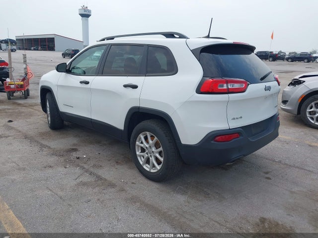 Продаж на аукціоні авто 2016 Jeep Cherokee Sport, vin: 1C4PJMAB5GW240414, номер лоту: 45740552