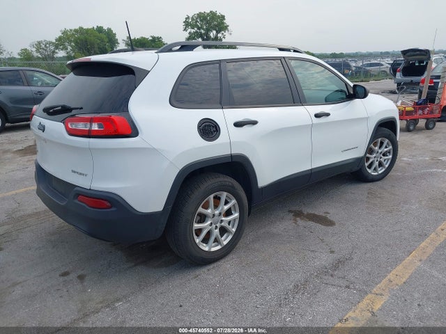 Продаж на аукціоні авто 2016 Jeep Cherokee Sport, vin: 1C4PJMAB5GW240414, номер лоту: 45740552