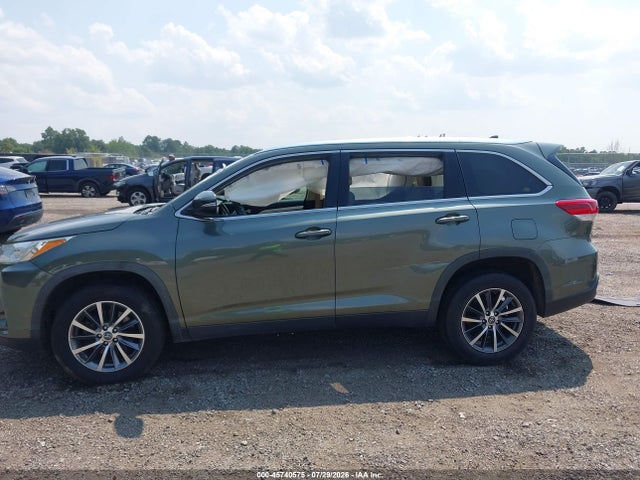 Продаж на аукціоні авто 2019 Toyota Highlander Xle, vin: 5TDKZRFH3KS361884, номер лоту: 45740575
