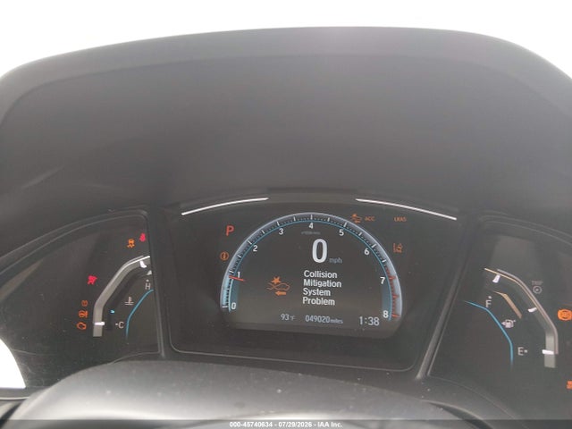 Продажа на аукционе авто 2020 Honda Civic Lx, vin: 19XFC2F62LE210295, номер лота: 45740634