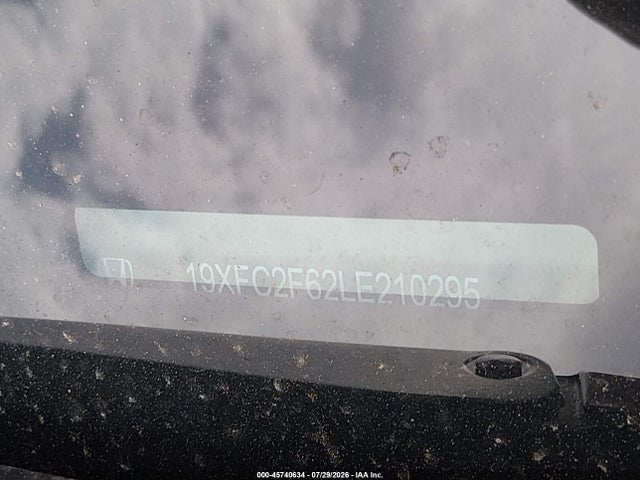 Продажа на аукционе авто 2020 Honda Civic Lx, vin: 19XFC2F62LE210295, номер лота: 45740634