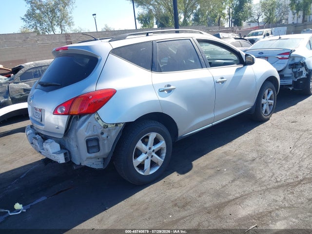 2009 Nissan Murano S მანქანა იყიდება აუქციონზე, vin: JN8AZ18U69W102005, აუქციონის ნომერი: 45740879